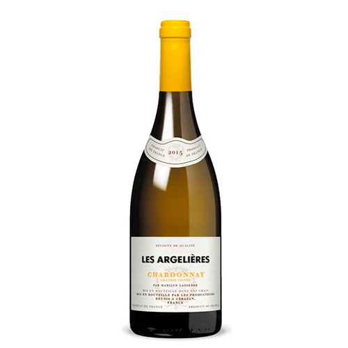 Vinho Branco Francês Les Argelières Grand Cuvée Chardonnay 2022 - 750 ml