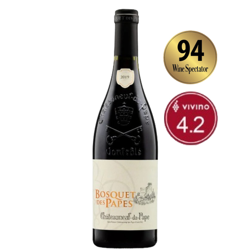 CHATEAUNEUF DU PAPE BOSQUET DES PAPES 2019