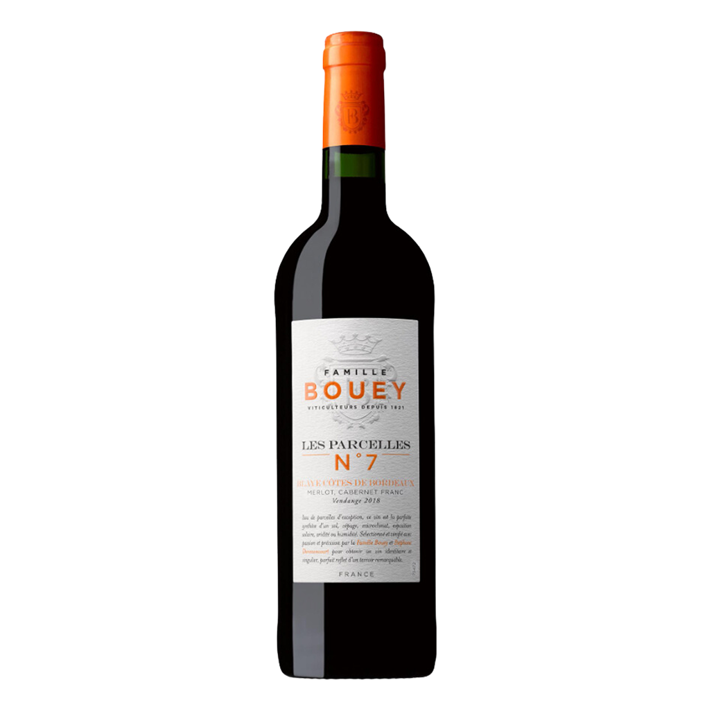 Vinho Tinto Francês Maison Bouey Les Parcelles N°7 Blaye Cotes de Bordeaux 2018 - 750 ml