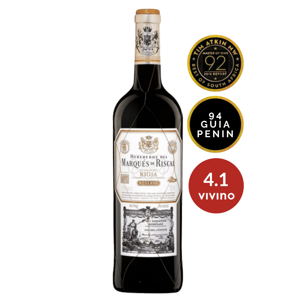 VINHO HEREDEROS DEL MARQUÉS DE RISCAL RIOJA RESERVA 2018