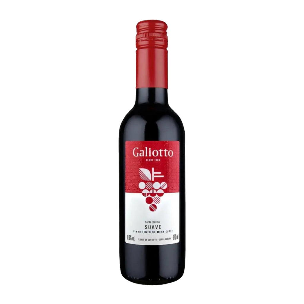 VINHO TINTO DE MESA SUAVE GALIOTTO 375ML