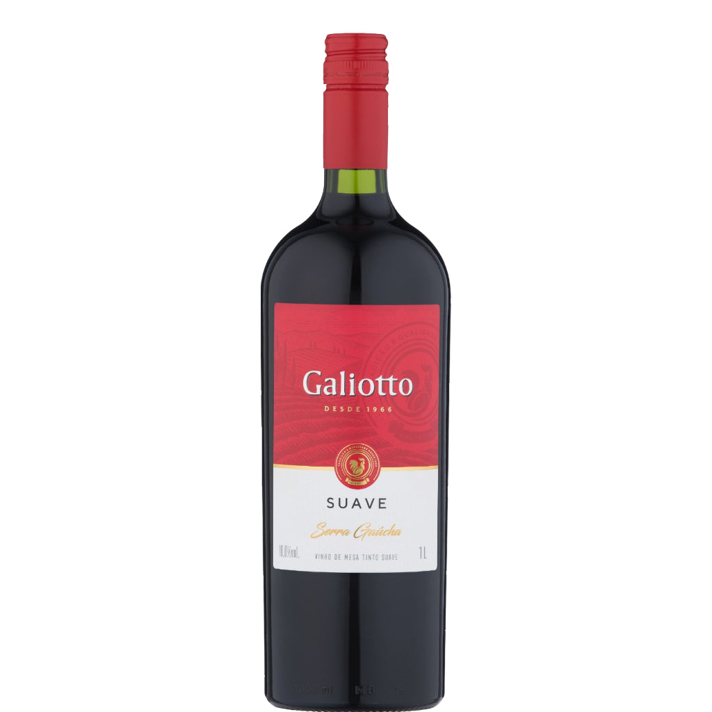 VINHO TINTO DE MESA SUAVE GALIOTTO 750ML